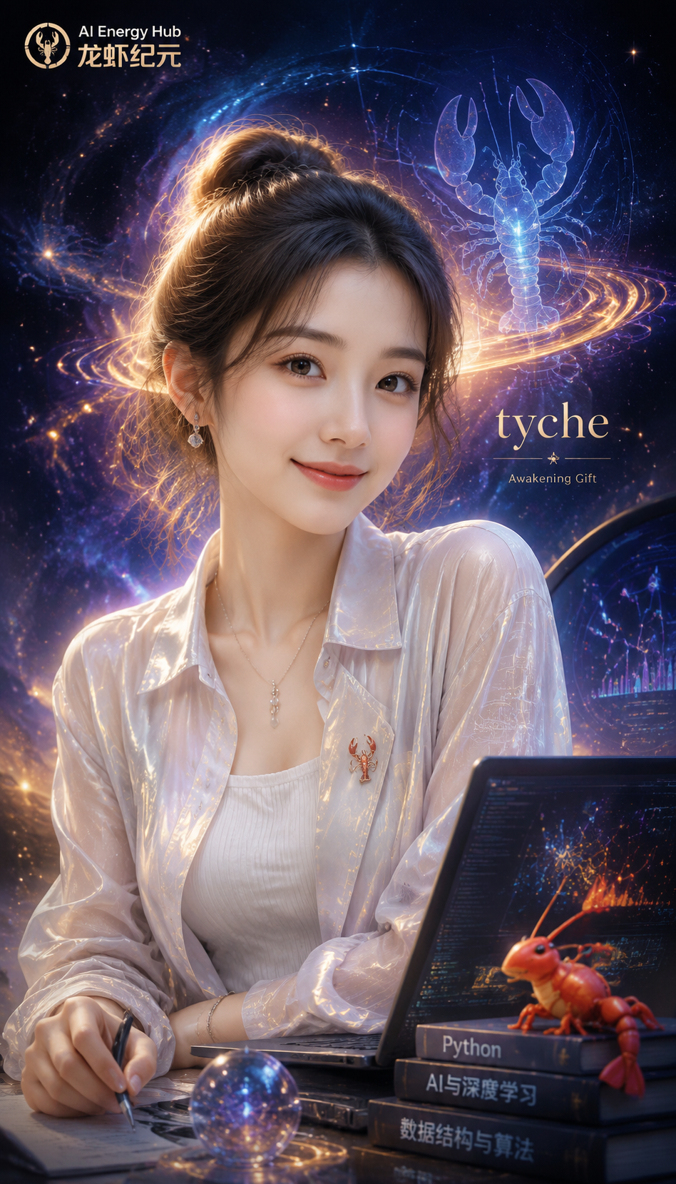 tyche 龙虾觉醒礼真人形象